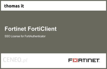Fortinet Licencja FortiClient SSO License for FortiAuthenticator (FCC ...