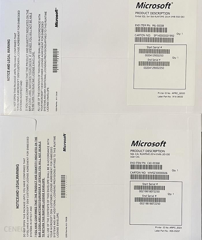 SQL Server 2014 Standard 25 User CALs BOX - vovinam-polska.pl